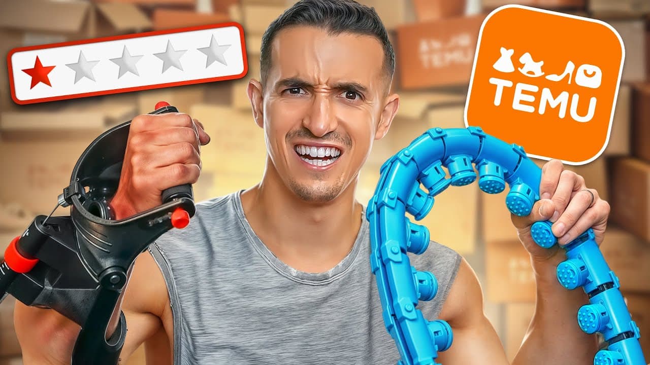 J'ai acheté les pires objets TEMU !! (arnaque)