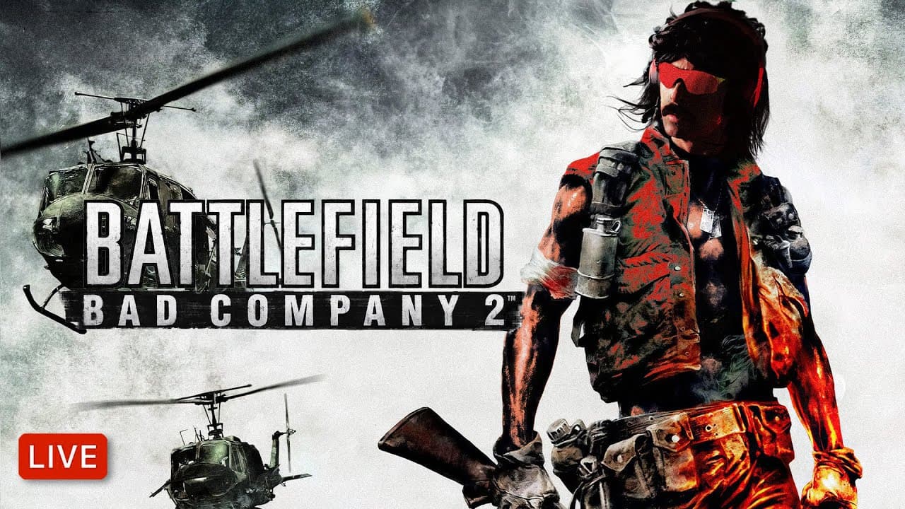 DR DISRESPECT - BATTLEFIELD BAD COMPANY 2 - FULL GAME