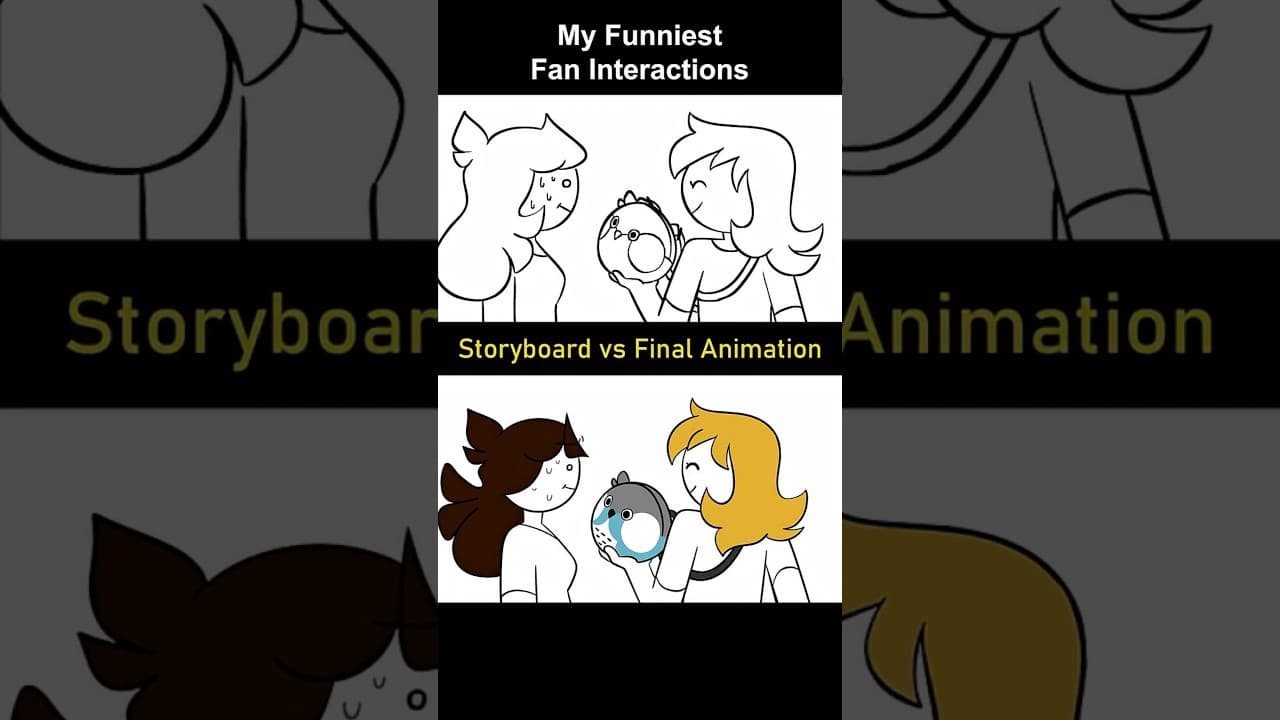 Storyboard vs Animation: My Funniest Fan Interactions (shot 1)