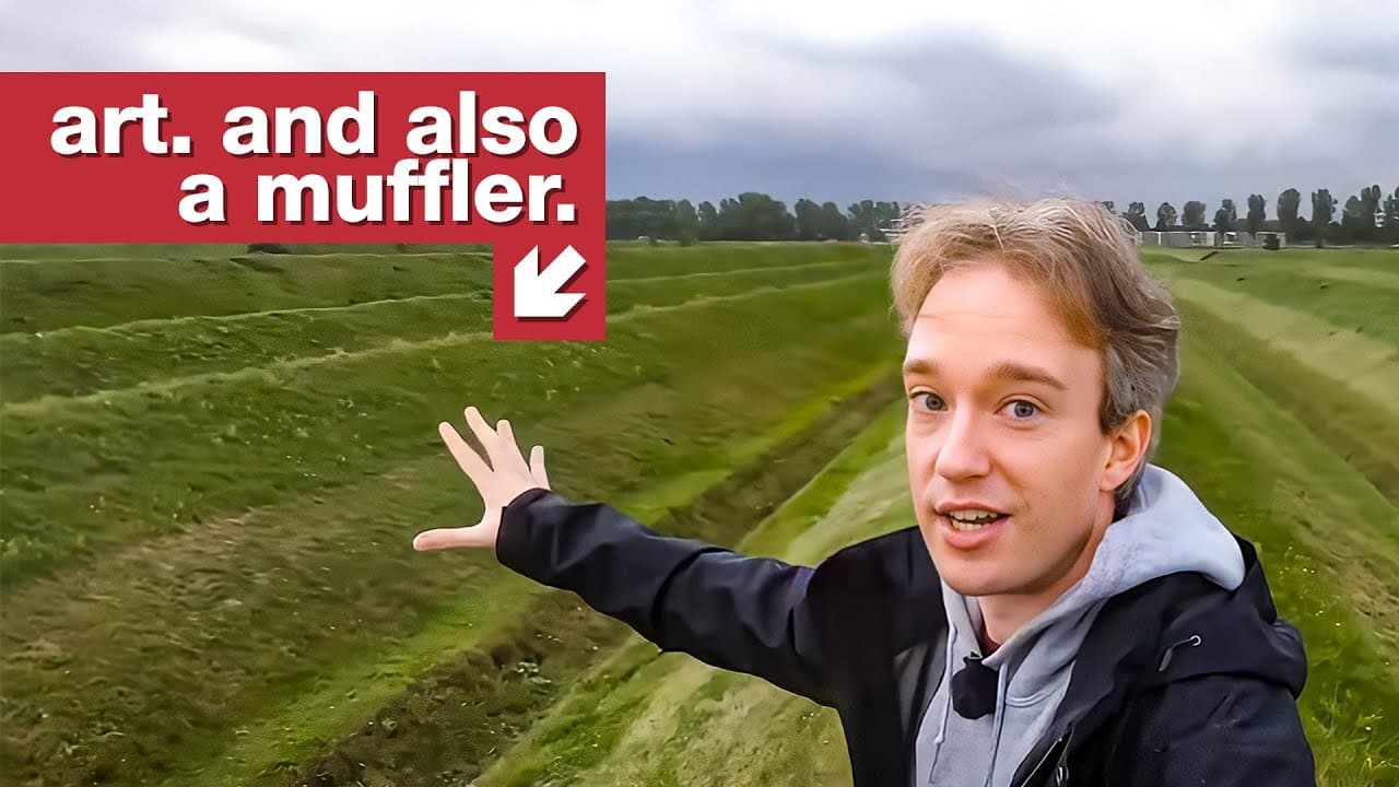 The giant art that keeps planes quiet