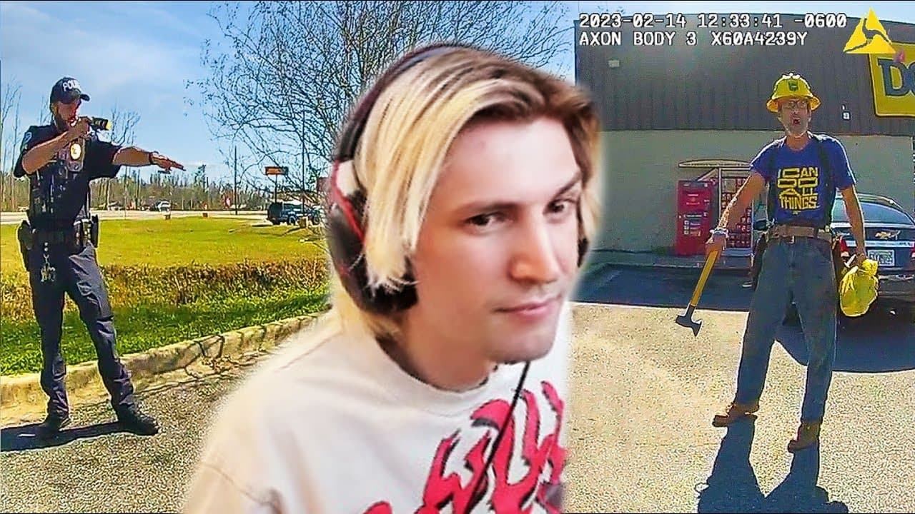 Hammer-Wielding Man Creates Chaos Near School | xQc Reacts