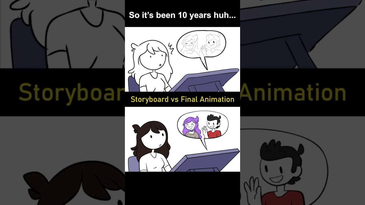 Storyboard vs Animation: 10 Years of Jaiden (shot 10)