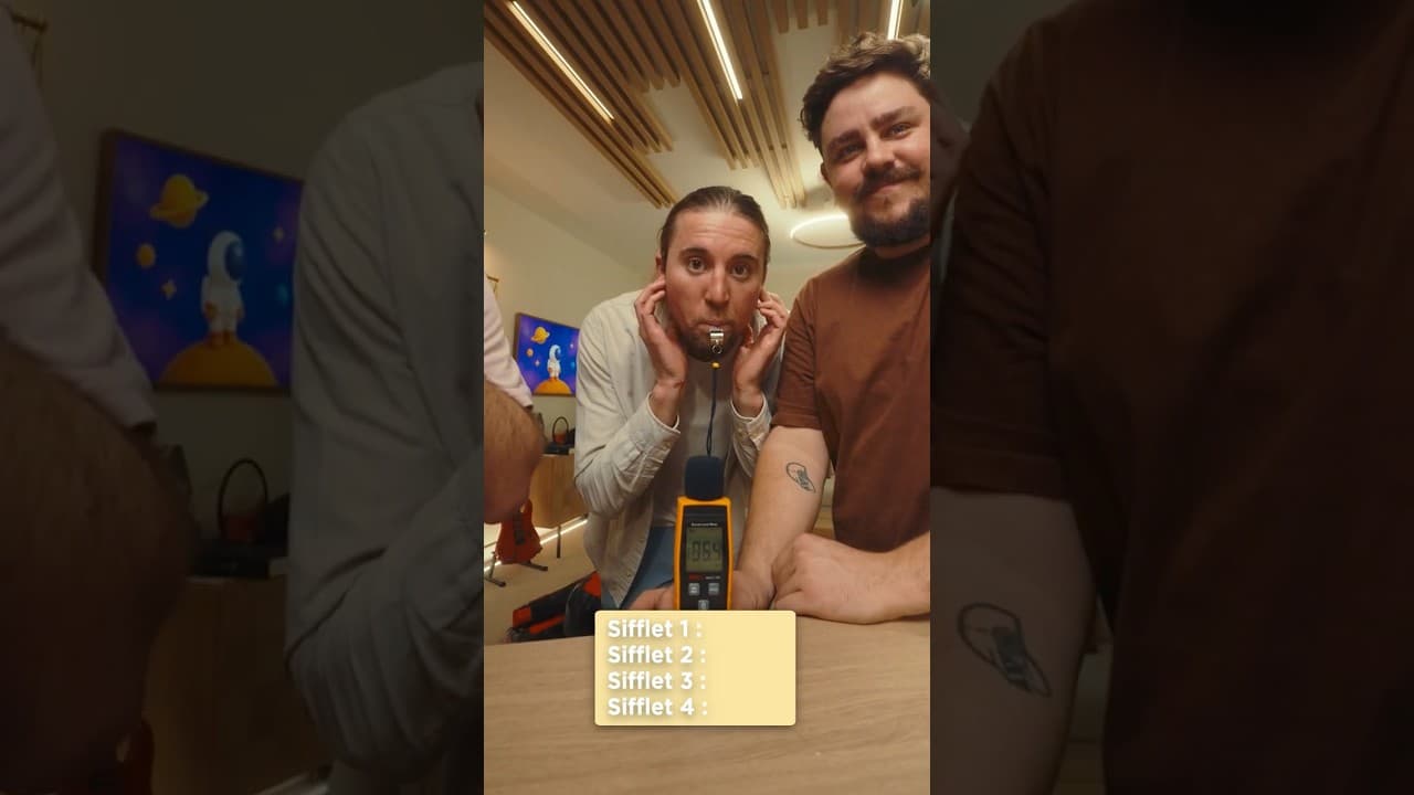 On teste les sifflets les plus puissants du monde