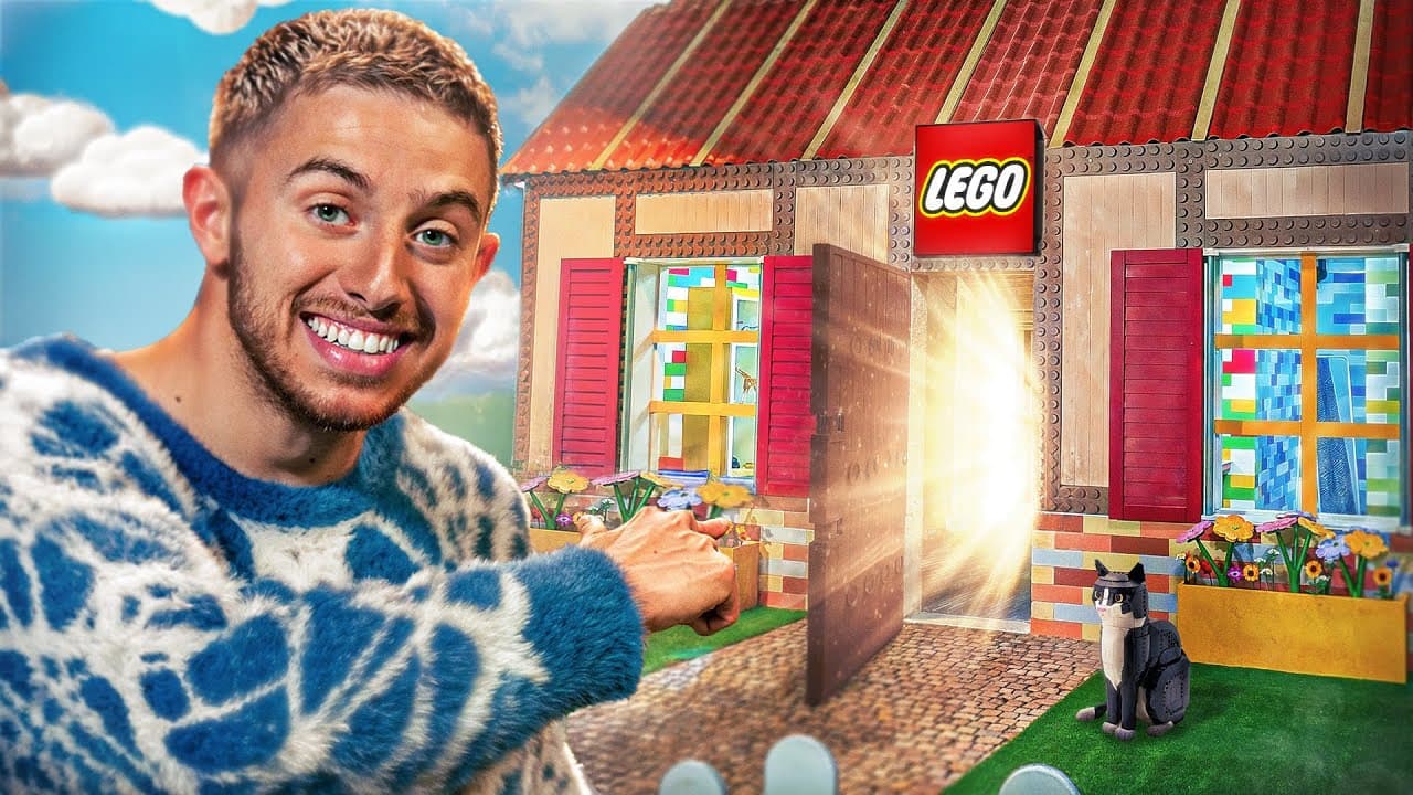J’AI SURVÉCU 48H DANS UNE CABANE LEGO ! (et il y’a eu des dingueries)