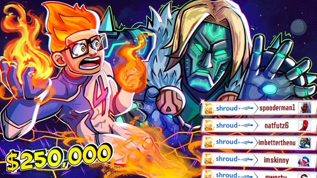 I SNUCK INTO XQC's $250,000 MARVEL RIVALS STREAMER TOURNAMENT