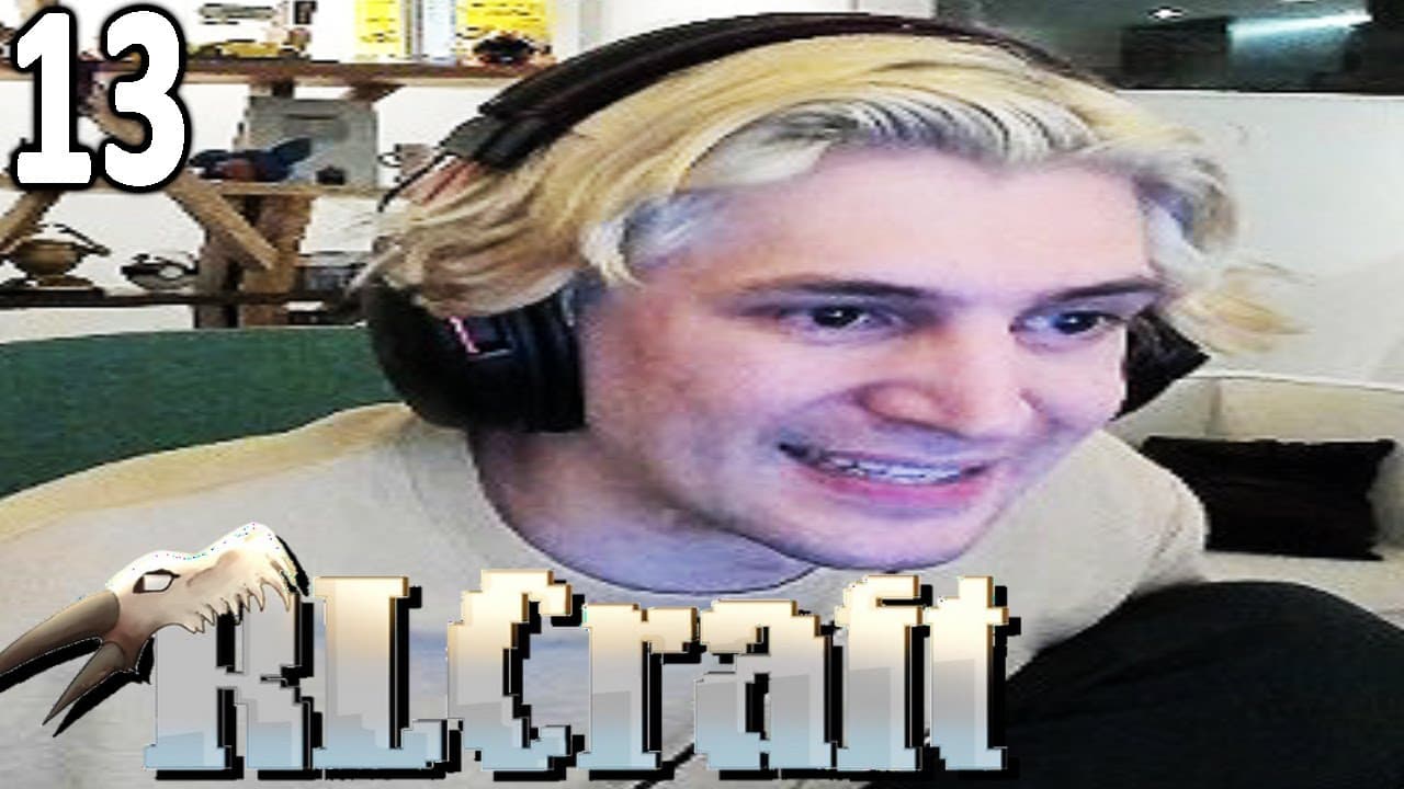 xQc Goes CRAZY Playing RLCRAFT