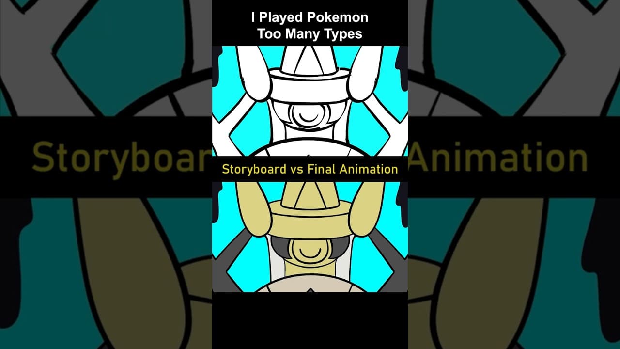 Storyboard vs Animation: Pokemon Too Many Types (shot 32)