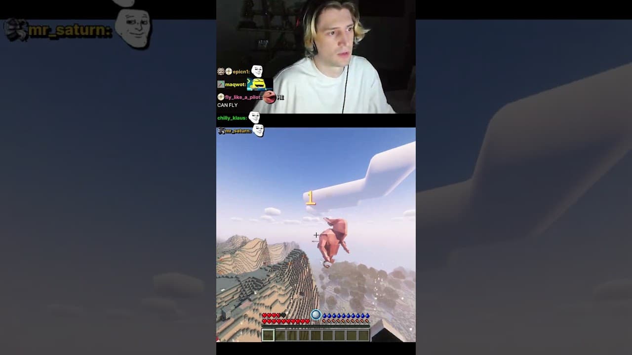 xQc's First Boss fight in RL CRAFT #2