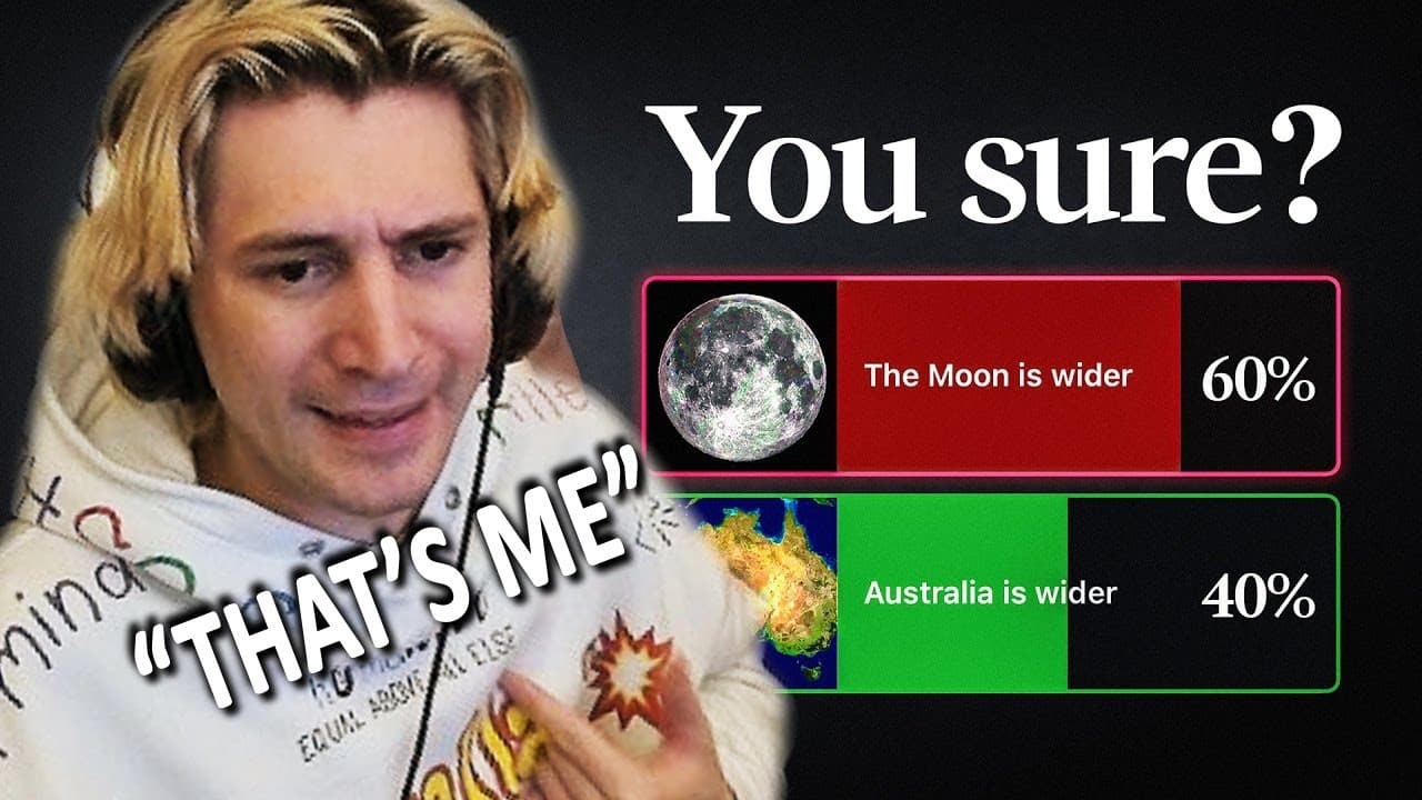 Why People Are So Confident When They're Wrong | xQc Reacts