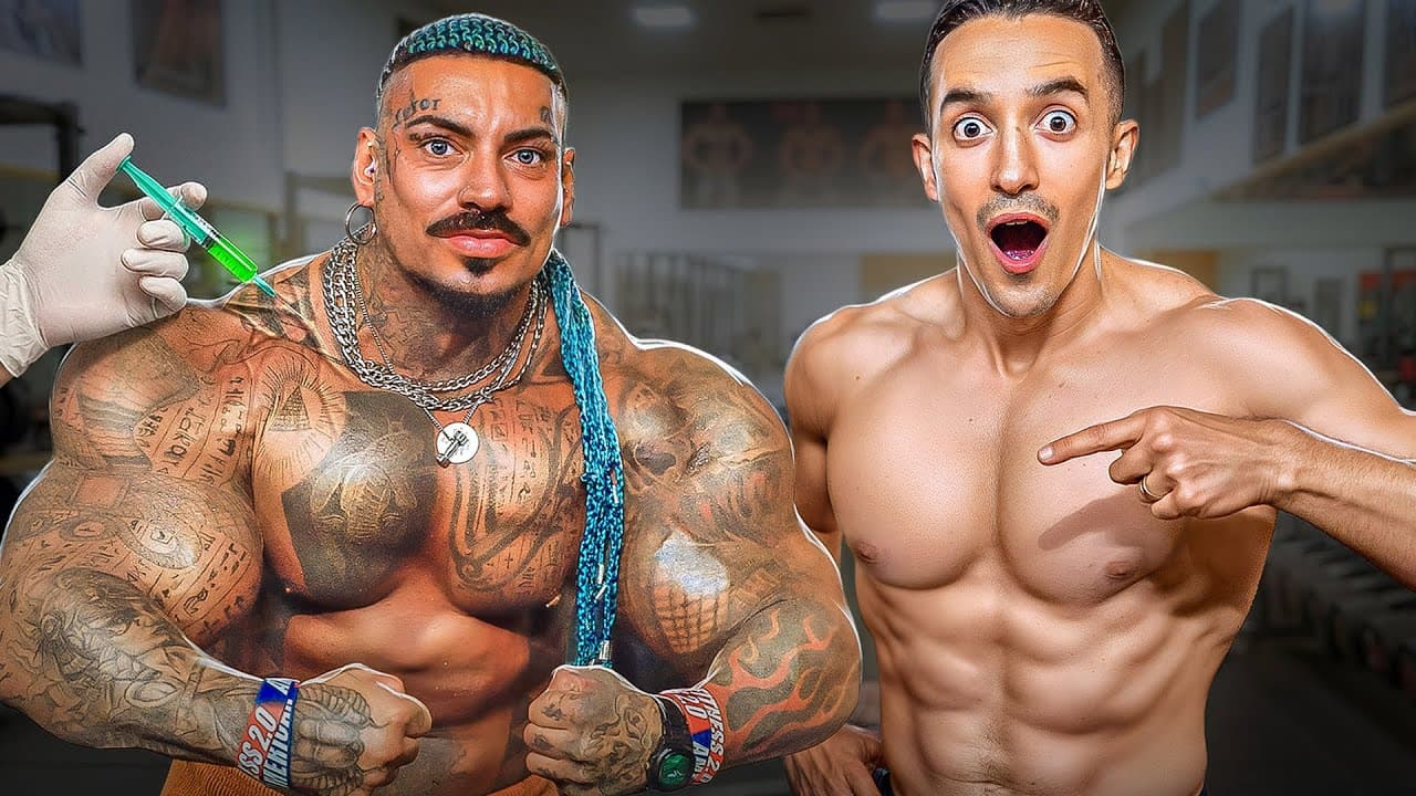 IL S'INJECTE UNE HUILE INTERDITE DANS LE CORPS !!