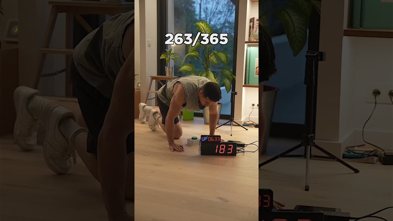 Day 263/365 One more push-up everyday during 1 year ! 🔥