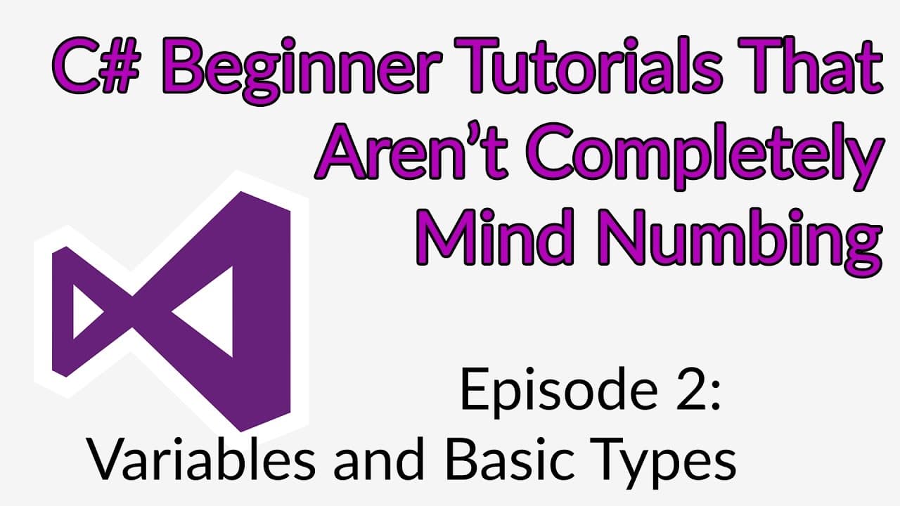 C# Beginner Tutorial | Variables and Data Types