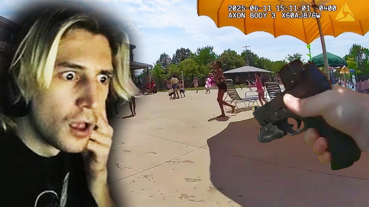 Cops Hunt Down Teen Waterpark Shooters | xQc Reacts
