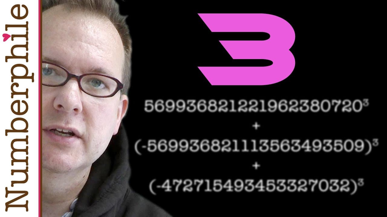 3 as the sum of the 3 cubes - Numberphile