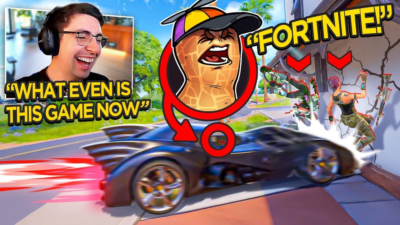 SHROUD RETURNS TO FORTNITE WITH PEANUT