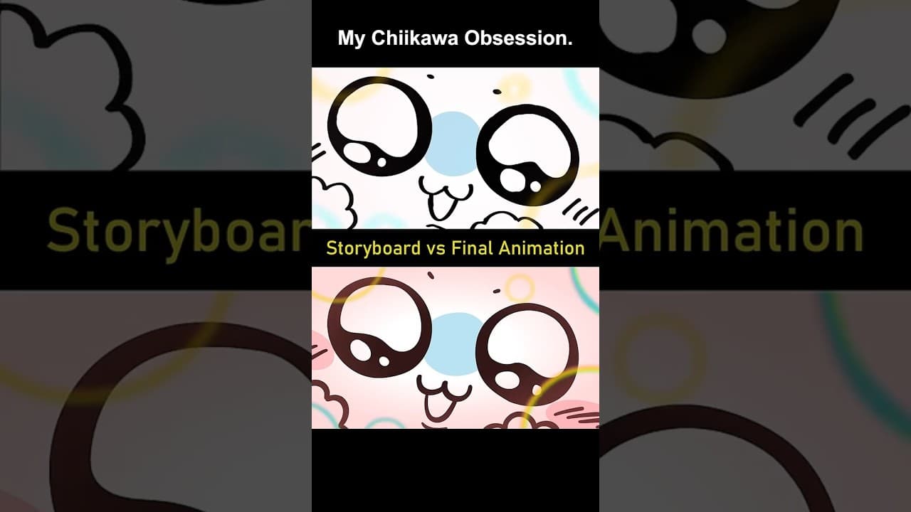 Storyboard vs Animation: My Chiikawa Obsession (shot 14)
