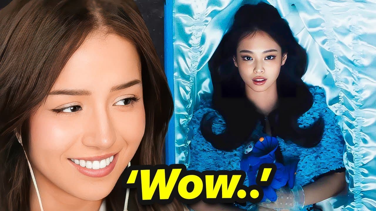 Pokimane Reacts To JENNIE & Dominic Fike - Love Hangover