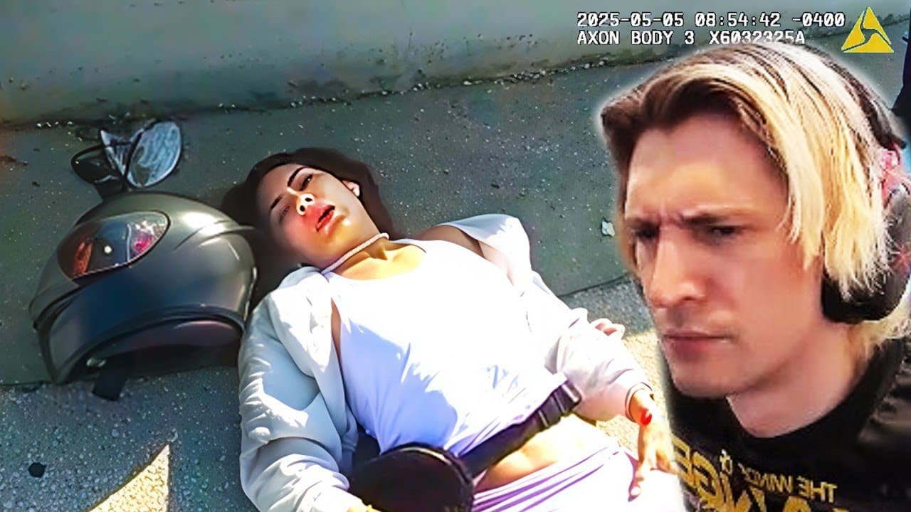 Miami Influencer Runs Over Cop With Motorcycle | xQc Reacts