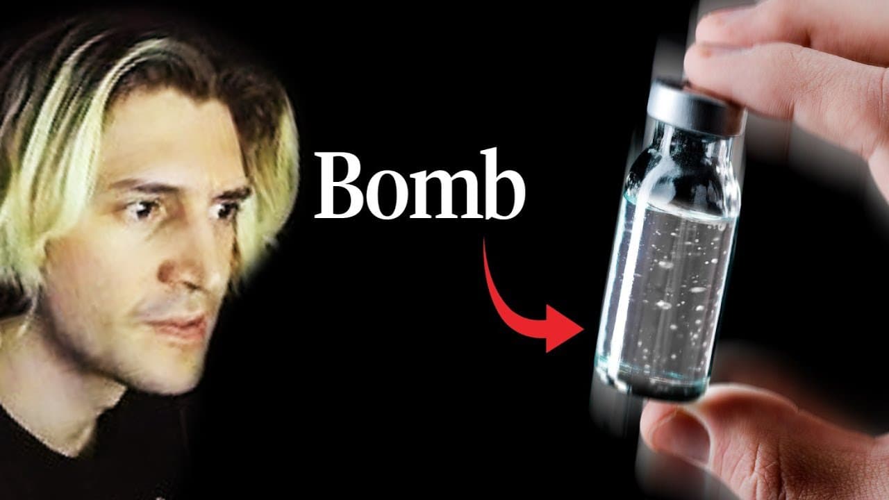 This liquid explodes when shaken | xQc Reacts