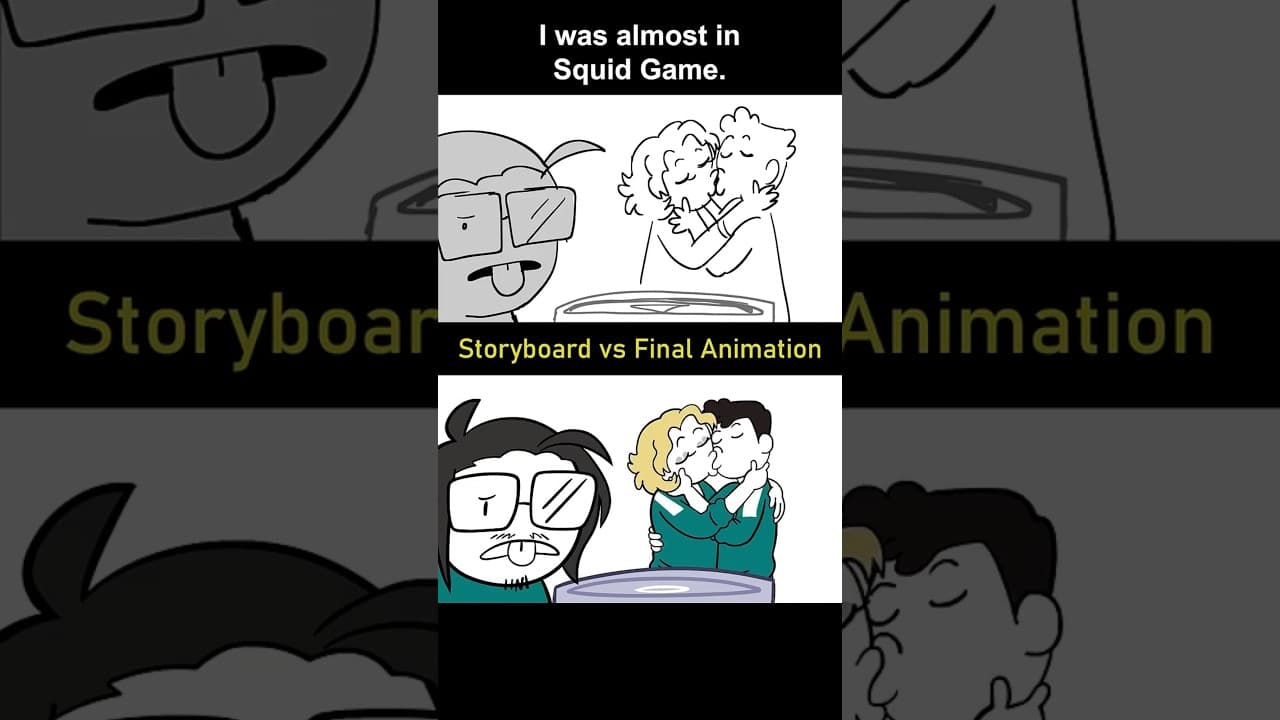 Storyboard vs Animation: I was almost in Squid Game. (shot 9)