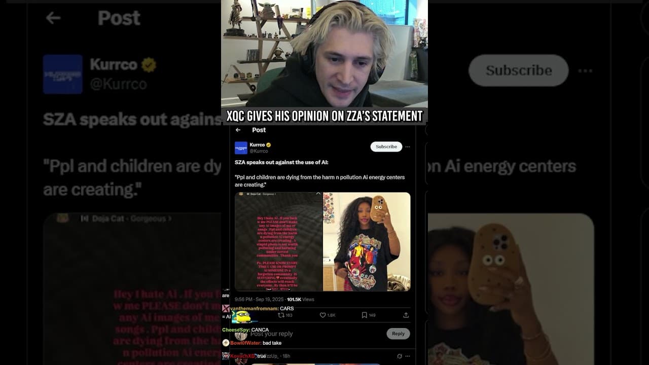 What is sza yapping about