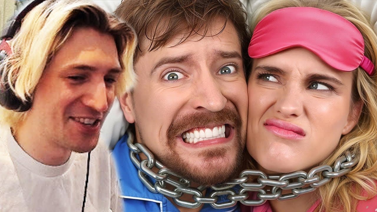 Survive 30 Days Chained To Your Ex, Win $250,000 | xQc Reacts to MrBeast