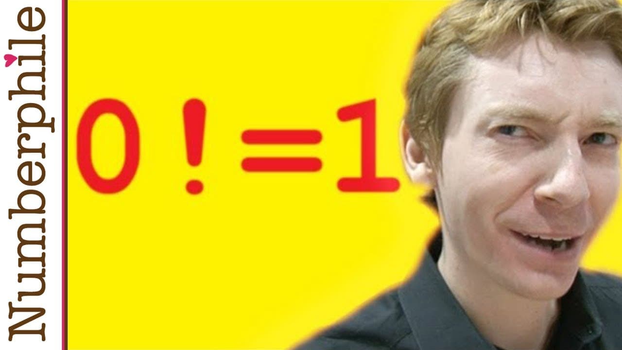 Zero Factorial - Numberphile