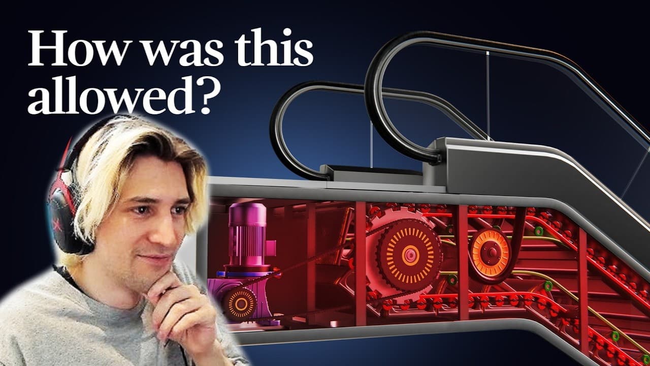 The Most Dangerous Escalator in Rome | xQc Reacts