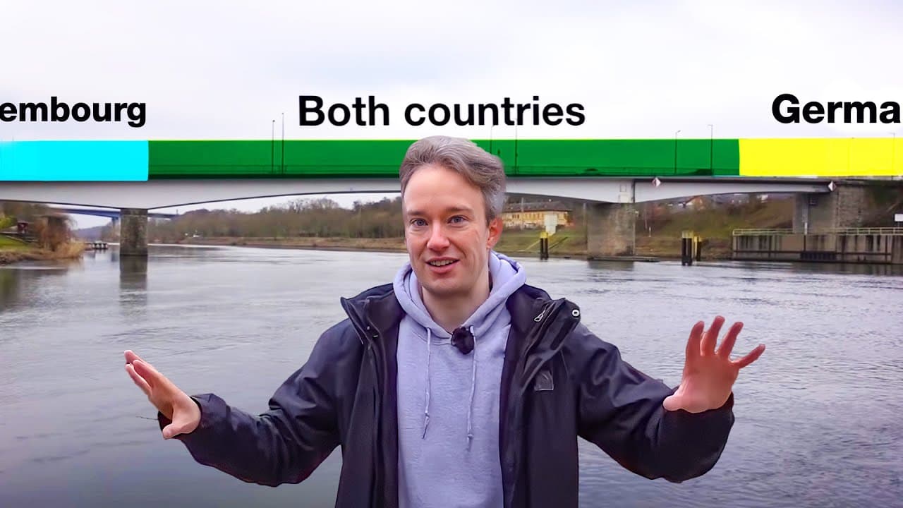 The bridge that's in two countries at the same time