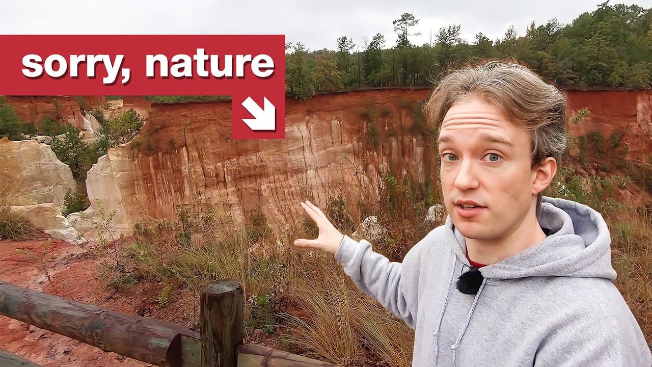 The canyon that humans made by accident