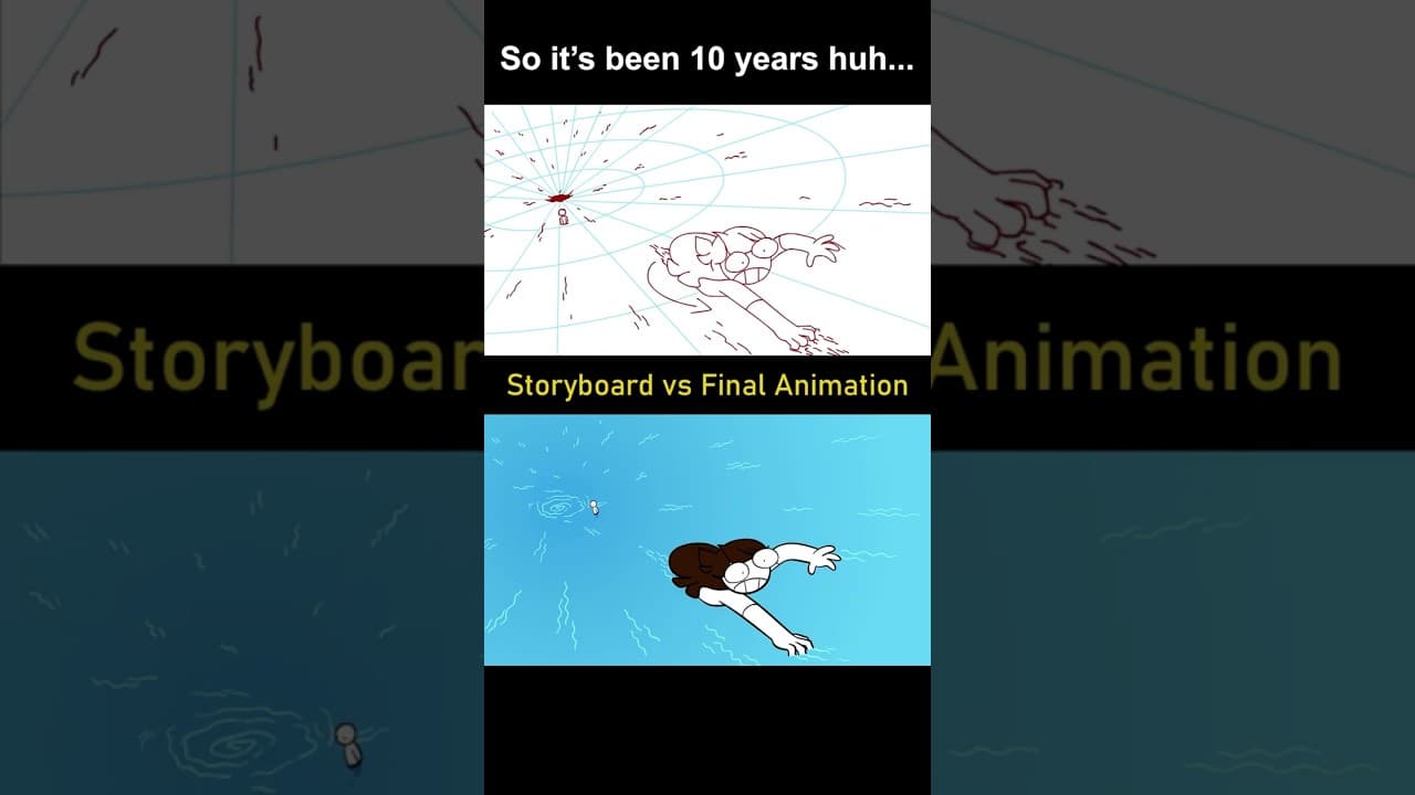 Storyboard vs Animation: 10 Years of Jaiden (shot 1)