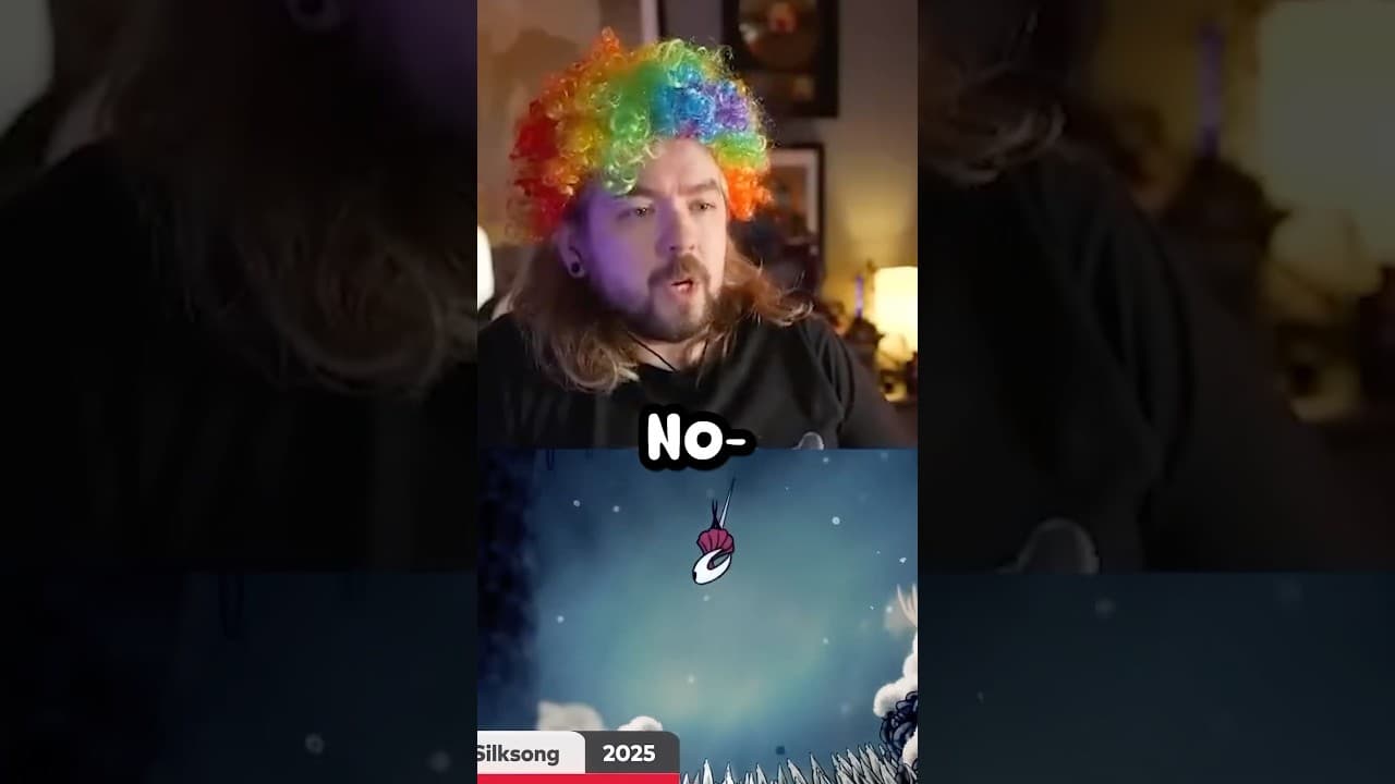 Jacksepticeye reacts to the Silksong announcement