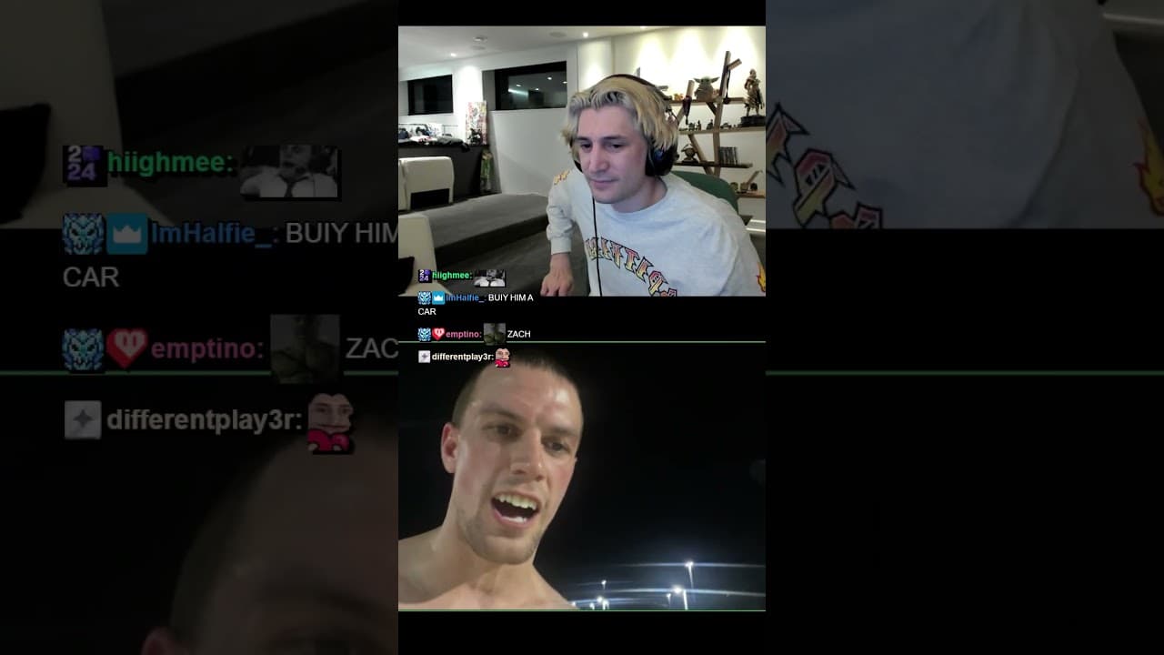 xQc Gives his fighter 100k