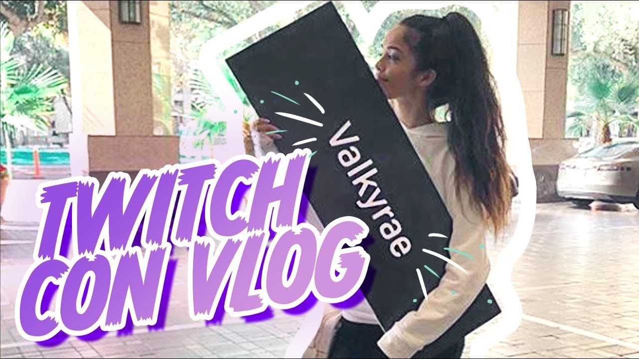 Valkyrae TwitchCon 2018 Vlog! I love you guys.