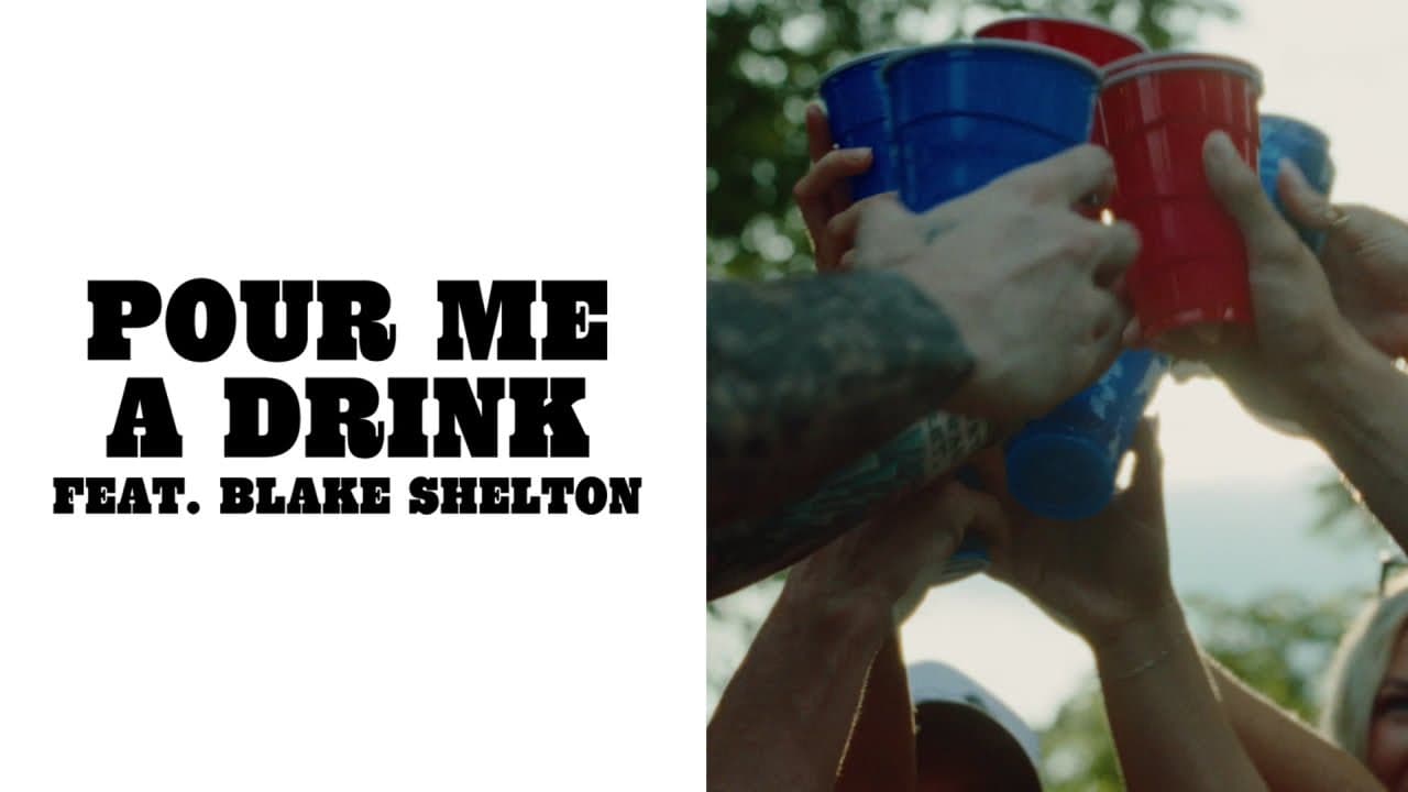 Post Malone - Pour Me A Drink (Lyric Video) ft. Blake Shelton