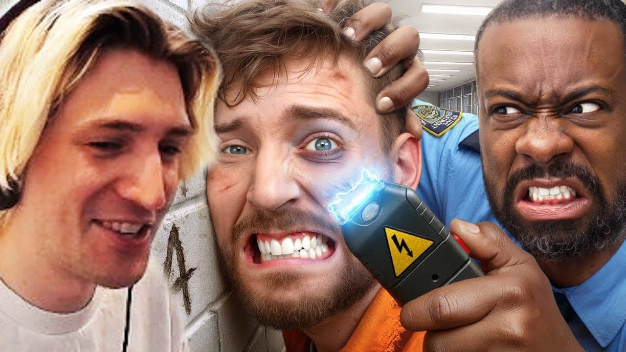 Survive 100 Days In Prison, Win $500,000 | xQc Reacts to MrBeast