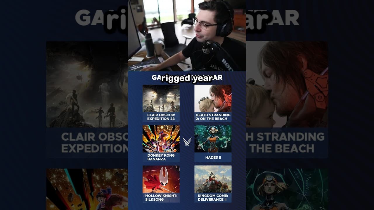 Shroud Reacts to the 2025 Game of the Year Nominees