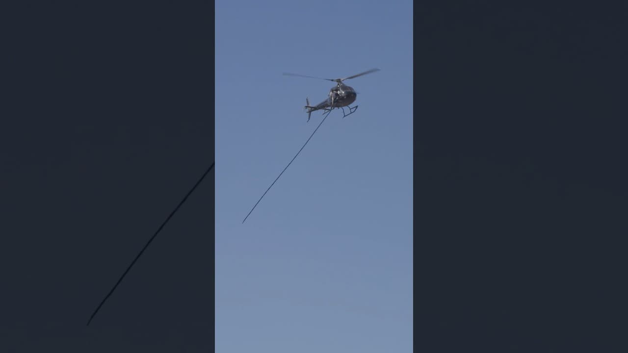 Renting A Helicopter To Settle A Physics Debate