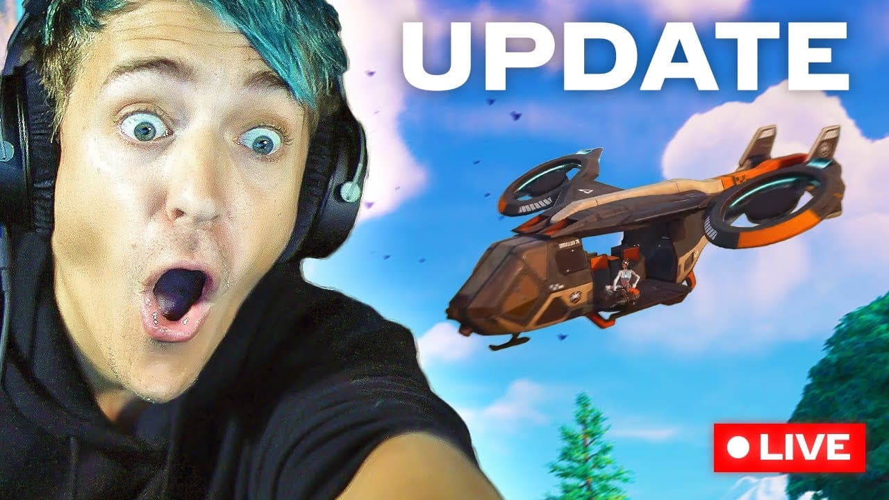 π΄ Ninja Playing Fortnite NEW Update