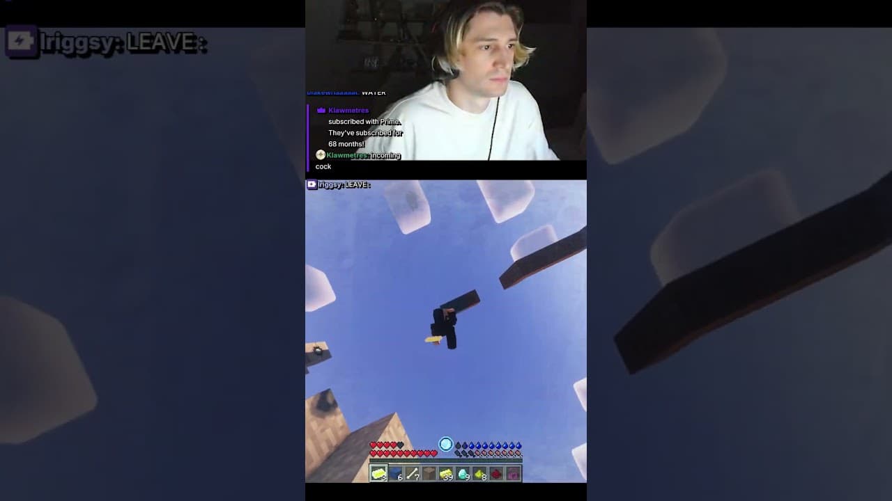 xQc Attempts to Retrieve his Items in RL CRAFT