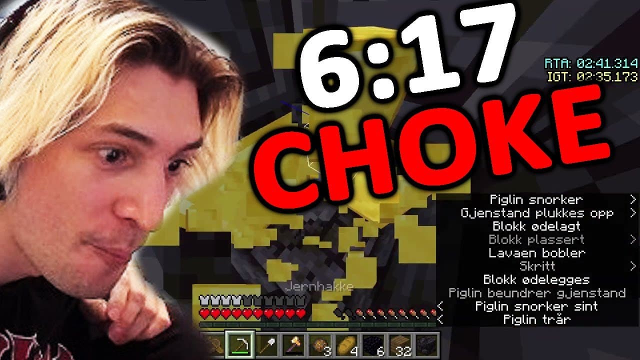 He CHOKED The Minecraft World Record