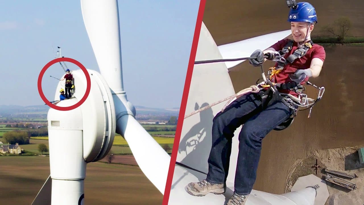 Taking The Emergency Exit From A Wind Turbine