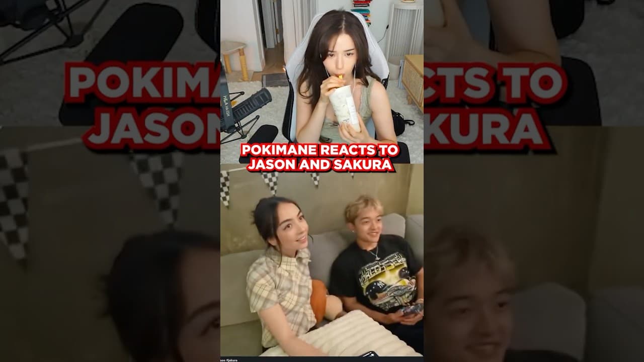 Pokimane Reacts To Jason & Sakura