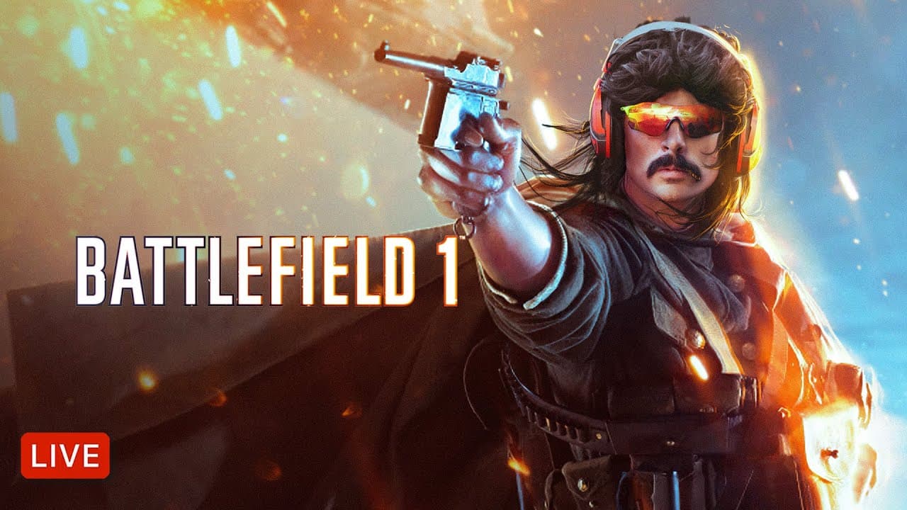 DR DISRESPECT - BATTLEFIELD 1 - FULL GAME