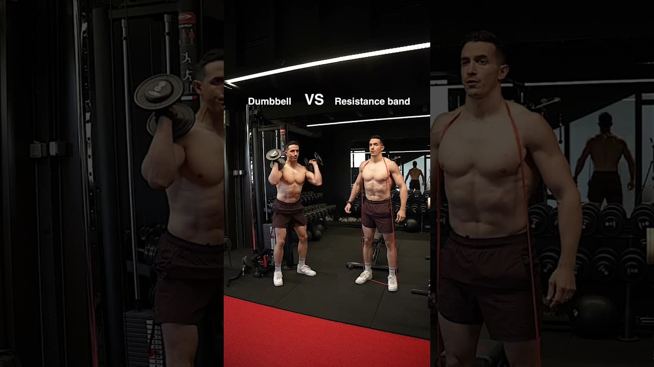 Dumbbell or Resistance band ?? 😱