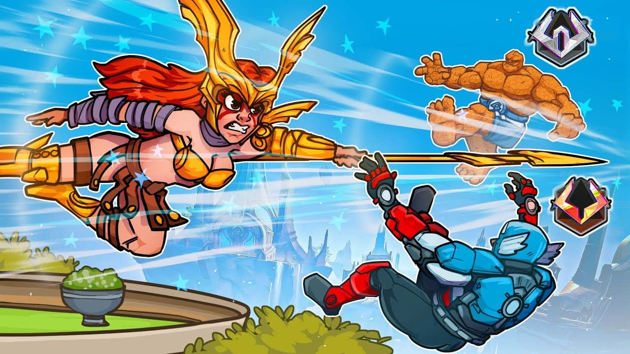 SHROUD VS BRONZE PLAYERS IN MARVEL RIVALS