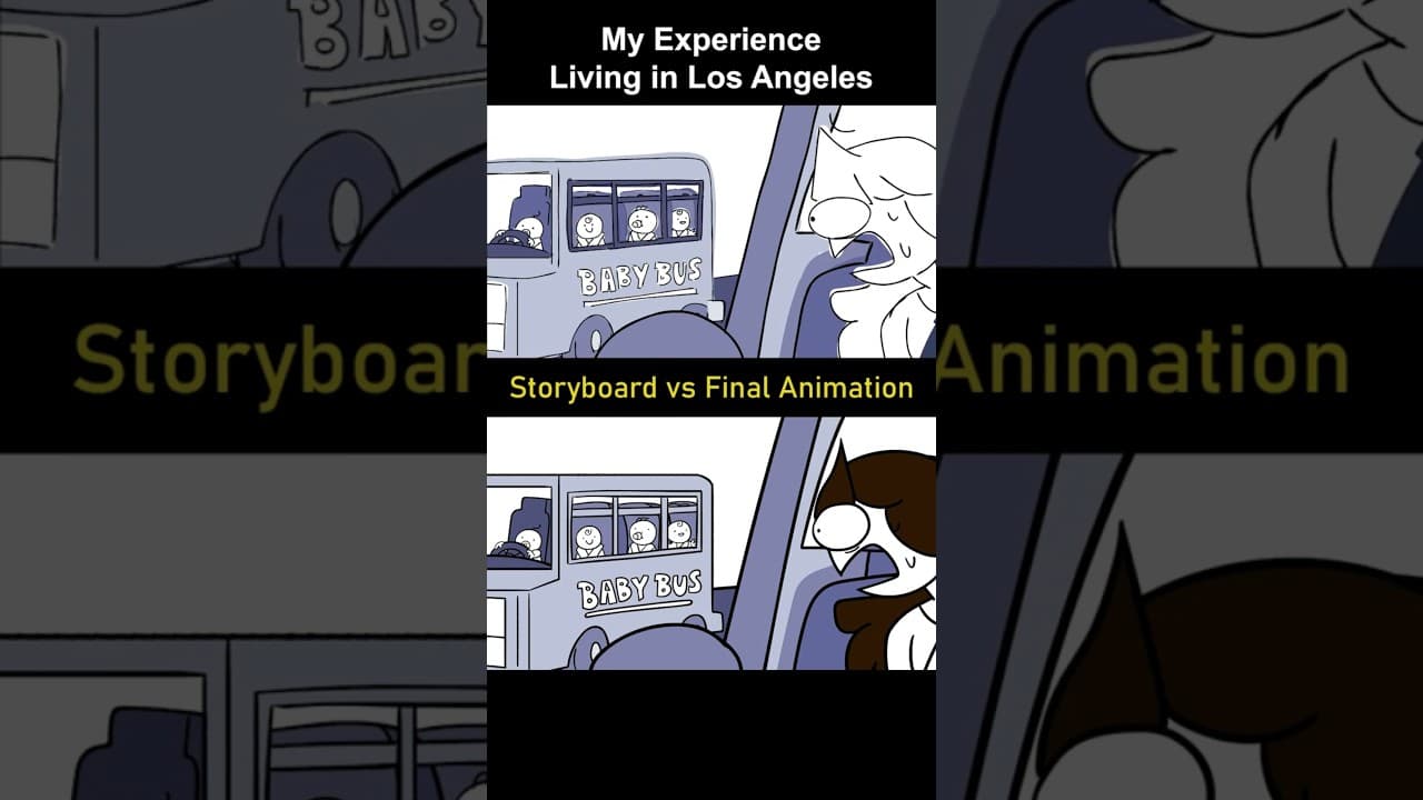 Storyboard vs Animation: Living in Los Angeles (shot 4)