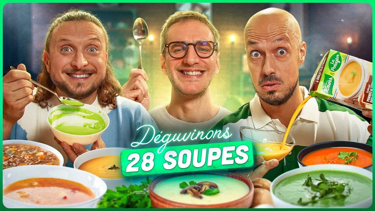 On devine 28 soupes et Léopold prétend être plus fort que Carlito