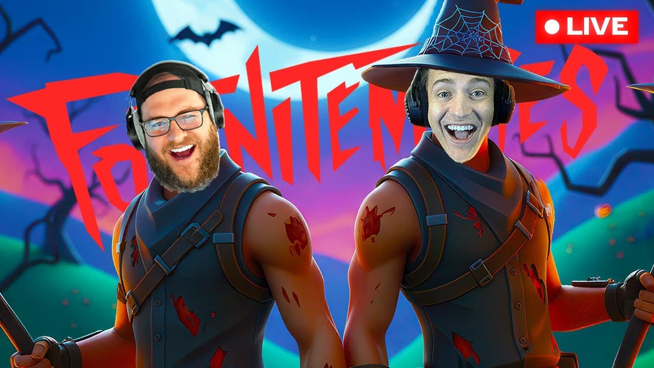🔴 Ninja Plays Fortnitemares W/ BeardedBlevins