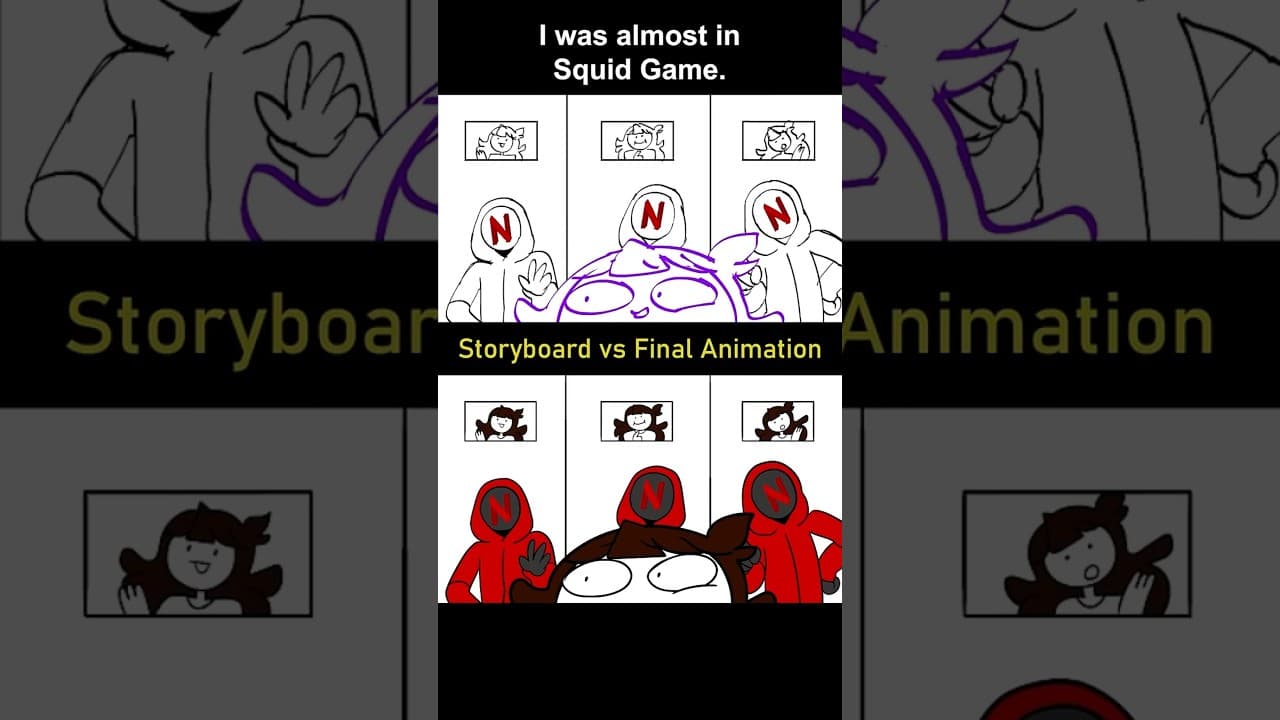 Storyboard vs Animation: I was almost in Squid Game. (shot 24)